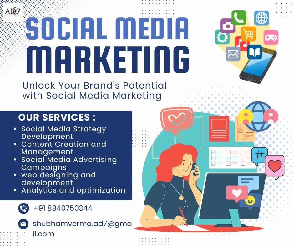 graphic of social media marketing 